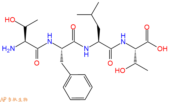 专肽生物产品H2N-Thr-Phe-Leu-Thr-OH