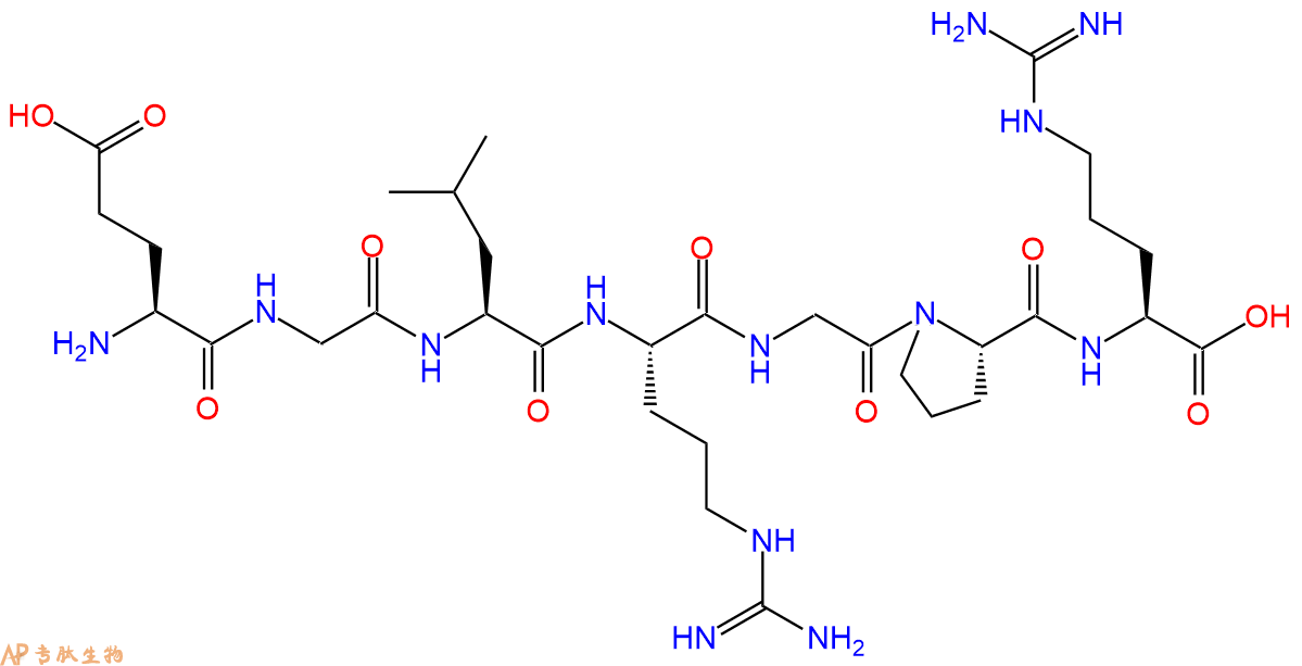 专肽生物产品H2N-Glu-Gly-Leu-Arg-Gly-Pro-Arg-OH
