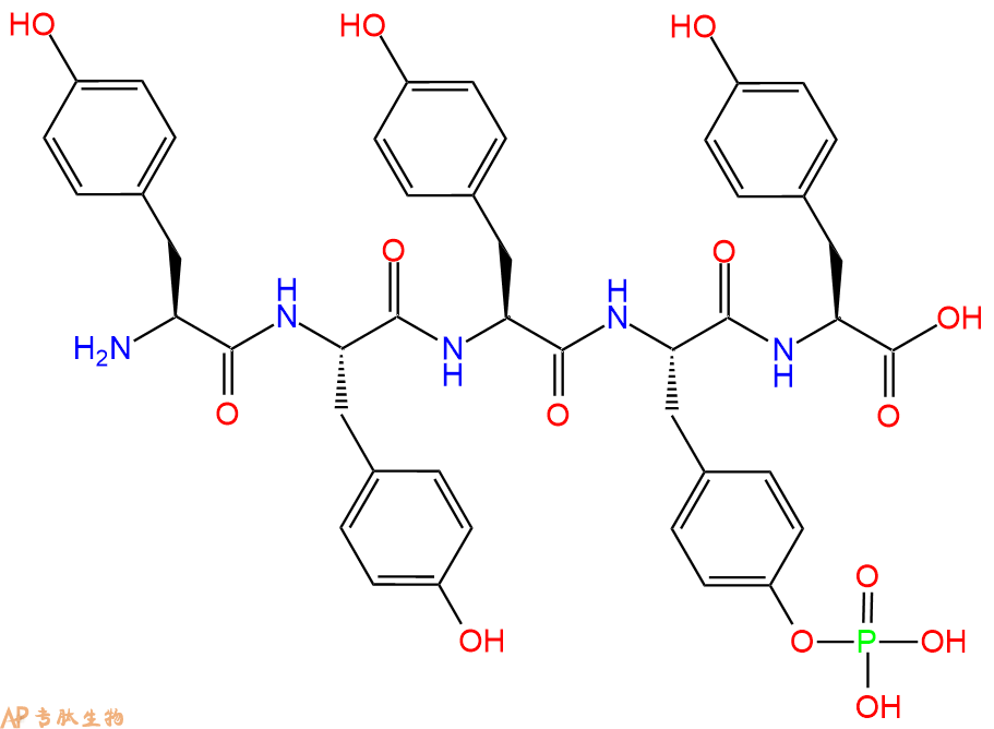 专肽生物产品H2N-Tyr-Tyr-Tyr-Tyr(PO3H2)-Tyr-OH