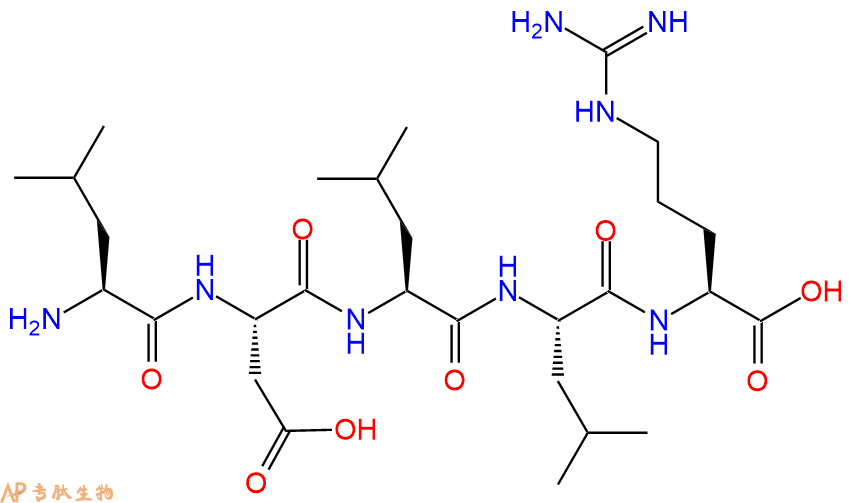 专肽生物产品H2N-Leu-Asp-Leu-Leu-Arg-OH