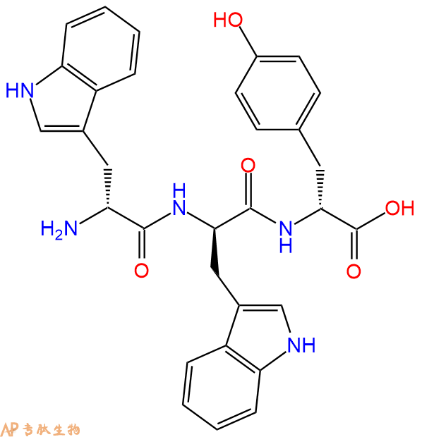 专肽生物产品H2N-DTrp-DTrp-DTyr-OH