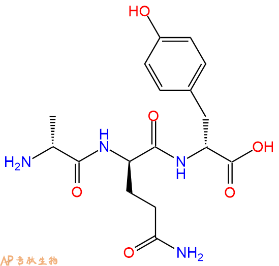 专肽生物产品H2N-DAla-DGln-DTyr-OH