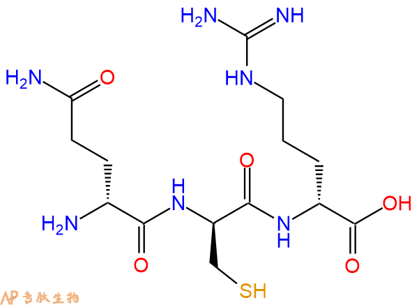 专肽生物产品H2N-DGln-DCys-DArg-OH