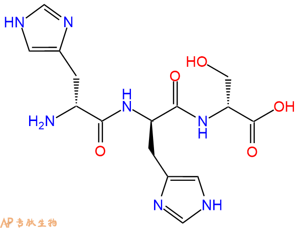 专肽生物产品H2N-DHis-DHis-DSer-OH