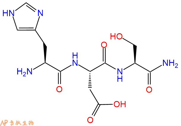 专肽生物产品H2N-His-Asp-Ser-CONH2