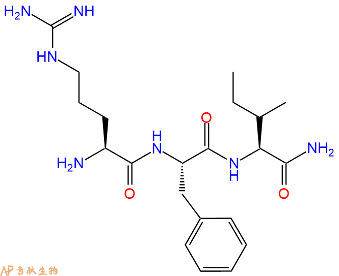 专肽生物产品H2N-Arg-Phe-Ile-CONH2