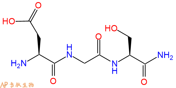 专肽生物产品H2N-Asp-Gly-Ser-CONH2