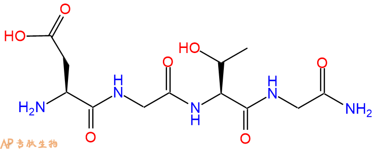 专肽生物产品H2N-Asp-Gly-Thr-Gly-CONH2