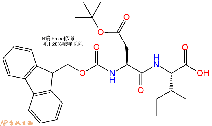 专肽生物产品Fmoc-Asp(OtBu)-Ile-OH