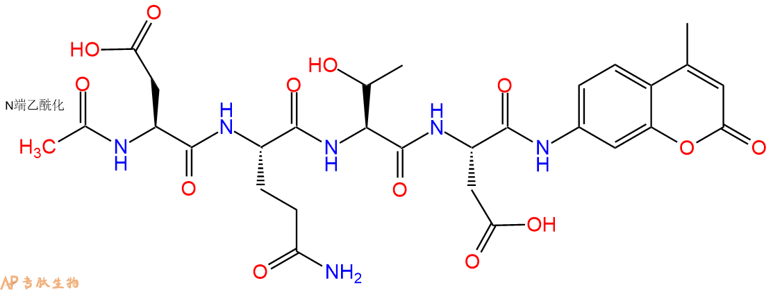 专肽生物产品Ac-Asp-Gln-Thr-Asp-AMC