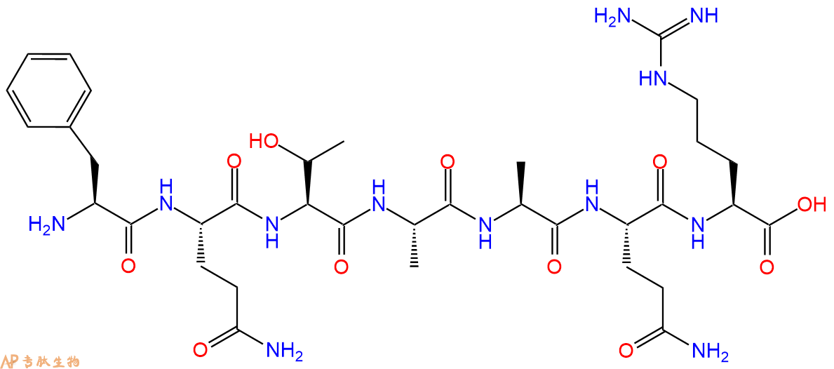 专肽生物产品H2N-Phe-Gln-Thr-Ala-Ala-Gln-Arg-OH
