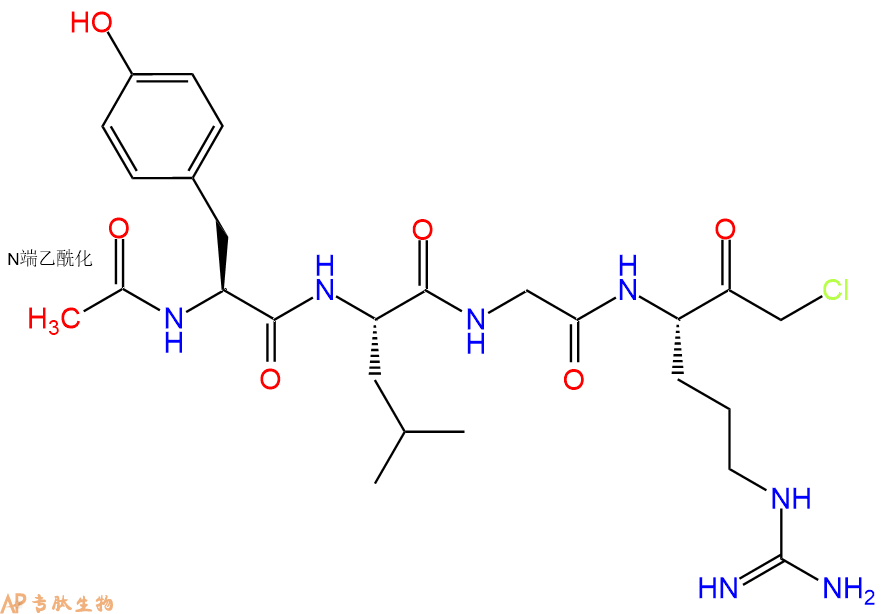 专肽生物产品Ac-Tyr-Leu-Gly-Arg-CMK