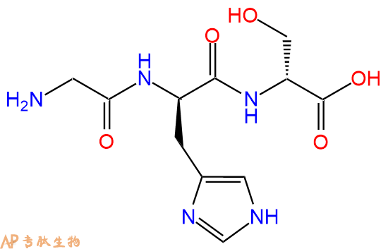 专肽生物产品H2N-Gly-DHis-DSer-OH