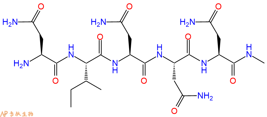 专肽生物产品H2N-Asn-Ile-Asn-Asn-Asn-NHMe