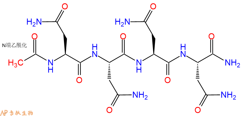 专肽生物产品Ac-Asn-Asn-Asn-Asn-CONH2