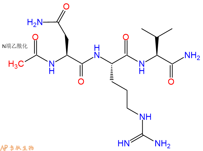 专肽生物产品Ac-Asn-Arg-Val-CONH2