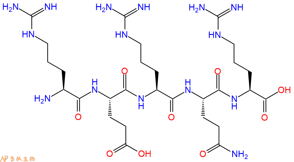 专肽生物产品H2N-Arg-Glu-Arg-Gln-Arg-OH