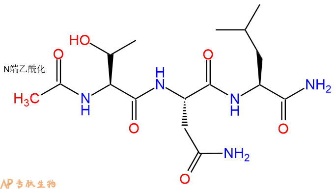 专肽生物产品Ac-Thr-Asn-Leu-CONH2