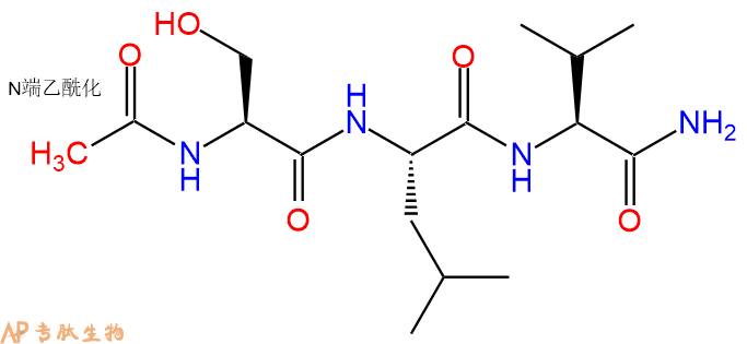 专肽生物产品Ac-Ser-Leu-Val-CONH2
