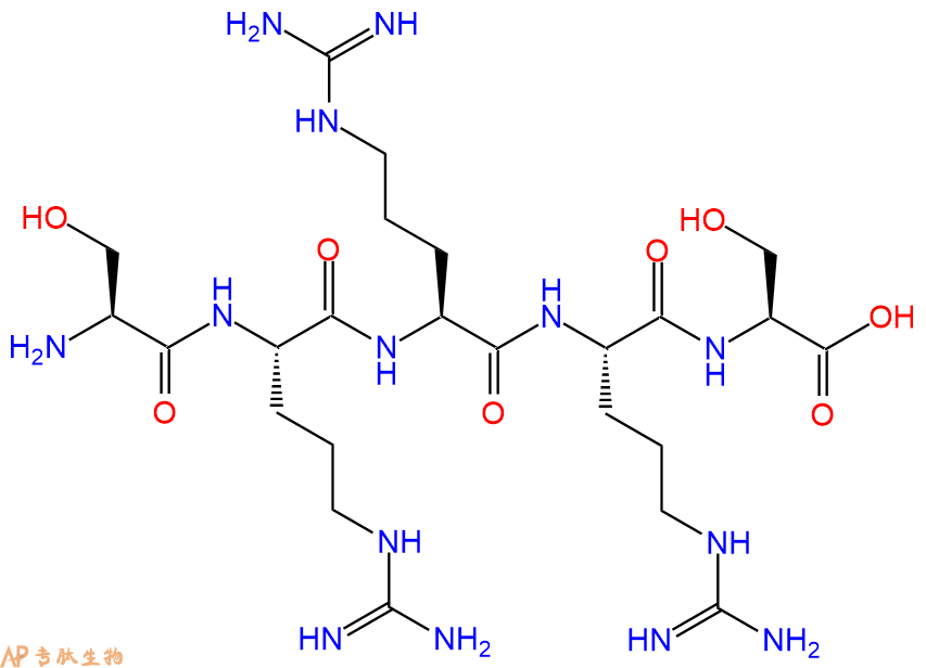 专肽生物产品H2N-Ser-Arg-Arg-Arg-Ser-OH