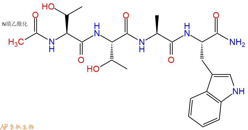 专肽生物产品Ac-Thr-Thr-Ala-Trp-CONH2