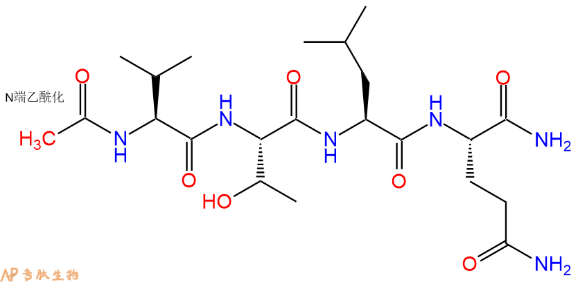 专肽生物产品Ac-Val-Thr-Leu-Gln-CONH2