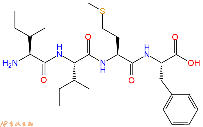 专肽生物产品H2N-Ile-Ile-Met-Phe-OH