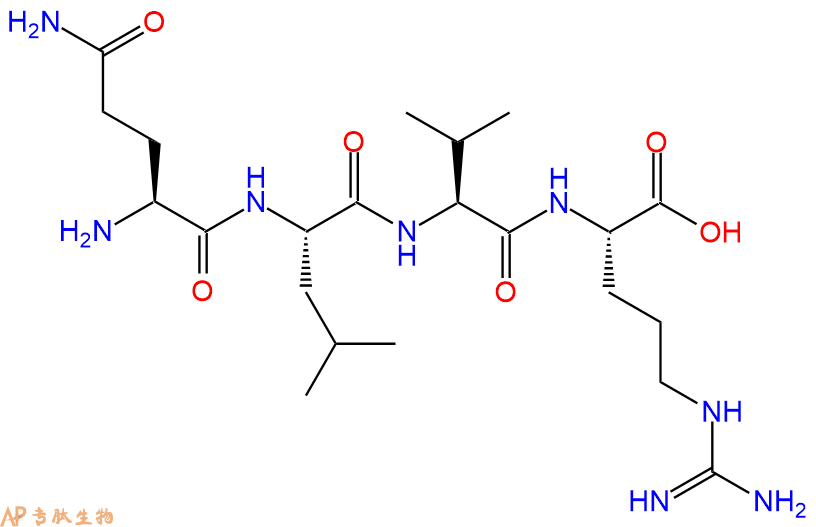 专肽生物产品H2N-Gln-Leu-Val-Arg-OH