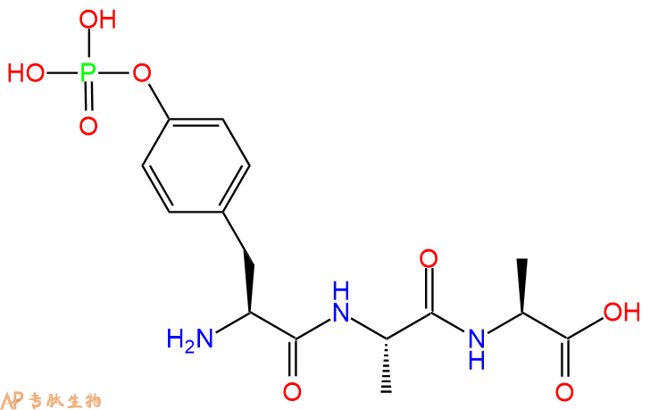 专肽生物产品H2N-Tyr(PO3H2)-Ala-Ala-OH