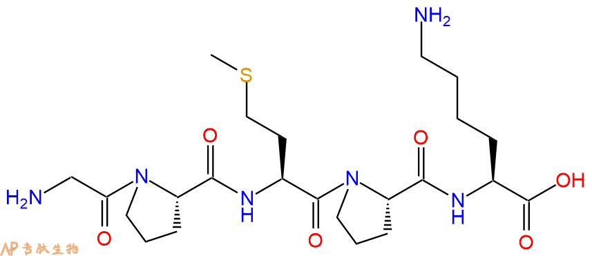 专肽生物产品H2N-Gly-Pro-Met-Pro-Lys-OH