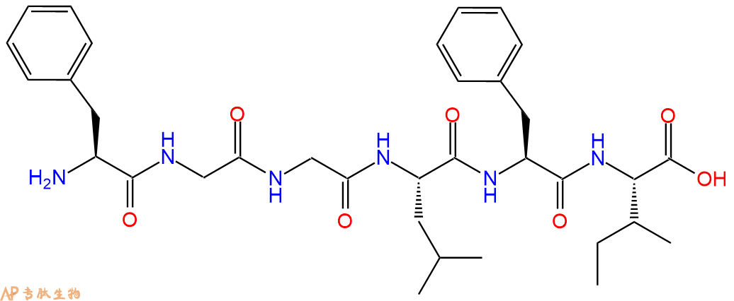 专肽生物产品H2N-Phe-Gly-Gly-Leu-Phe-Ile-OH