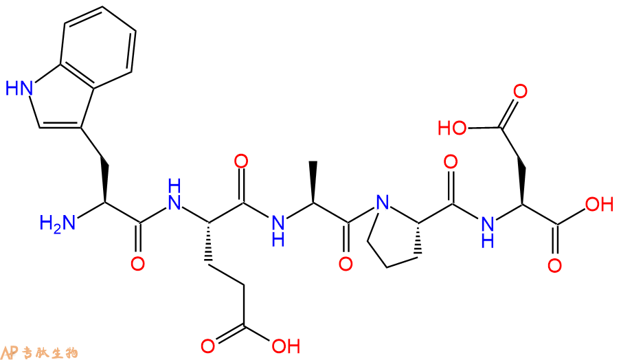 专肽生物产品H2N-Trp-Glu-Ala-Pro-Asp-OH