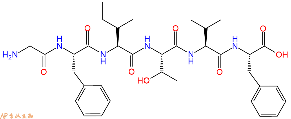 专肽生物产品H2N-Gly-Phe-Ile-Thr-Val-Phe-OH