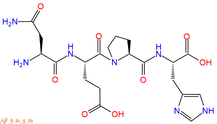 专肽生物产品H2N-Asn-Glu-Pro-His-OH