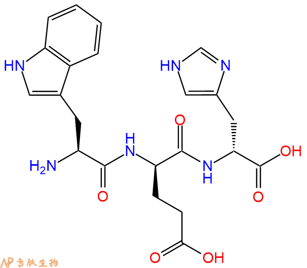 专肽生物产品H2N-Trp-DGlu-DHis-OH