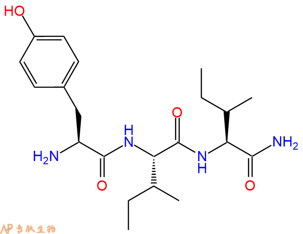 专肽生物产品H2N-Tyr-Ile-Ile-CONH2