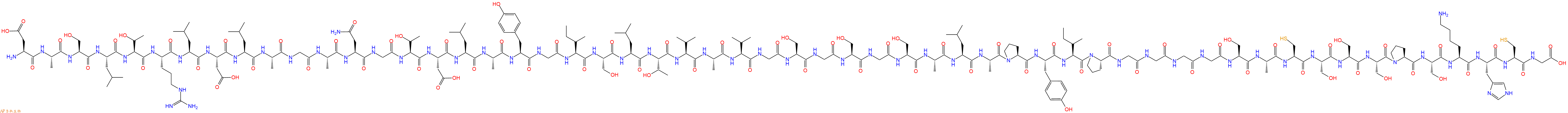 专肽生物产品H2N-Asp-Ala-Ser-Leu-Thr-Arg-Leu-Asp-Leu-Ala-Gly-Ala-Asn-Gly-Thr-Asp-Leu-Ala-Tyr-Gly-Ile-Ser-Leu-Thr-Val-Ala-Val-Gly-Ser-Gly-Ser-Gly-Ser-Ala-Leu-Ala-Pro-Tyr-Ile-Pro-Gly-Gly-Gly-Gly-Ser-Ala-Cys-Ser-Ser-Ser-Pro-Ser-Lys-His-Cys-Gly-OH