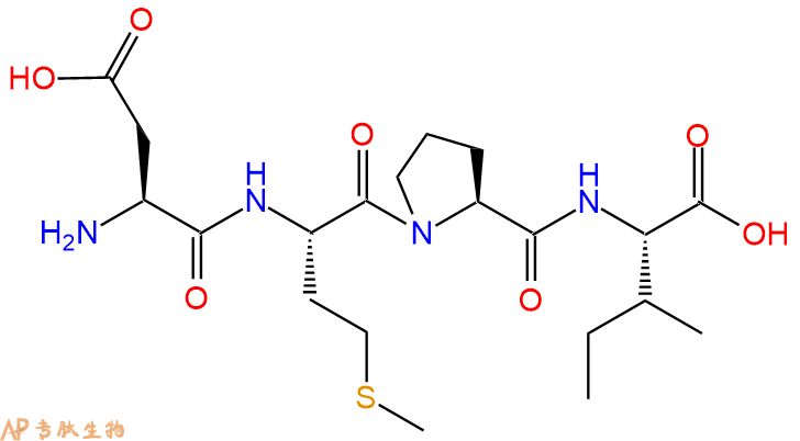 专肽生物产品H2N-Asp-Met-Pro-Ile-OH
