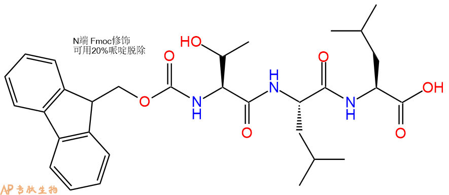 专肽生物产品Fmoc-Thr-Leu-Leu-OH