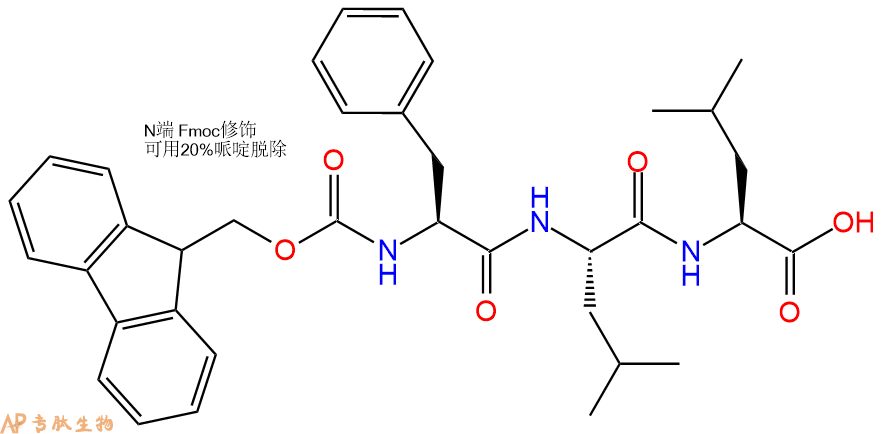 专肽生物产品Fmoc-Phe-Leu-Leu-OH