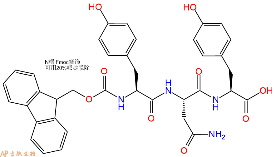 专肽生物产品Fmoc-Tyr-Asn-Tyr-OH