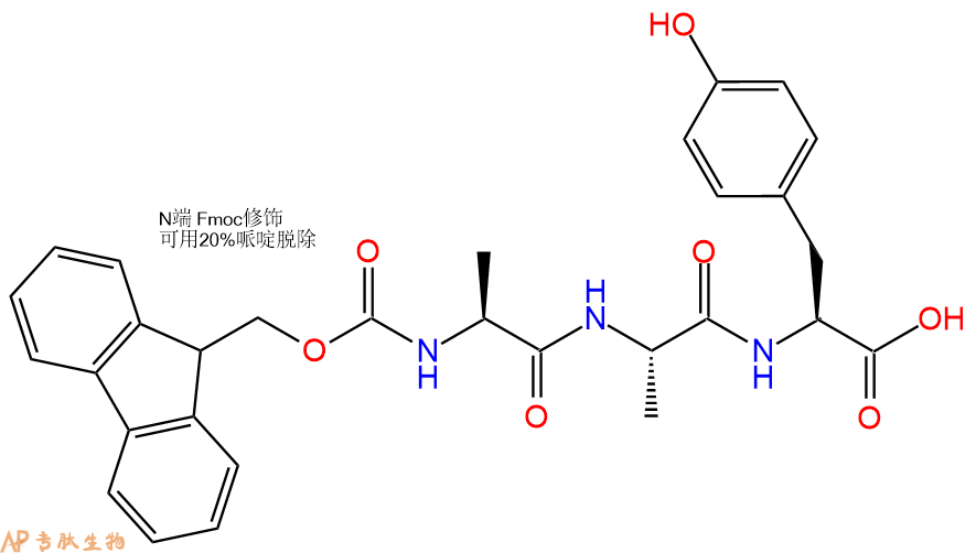 专肽生物产品Fmoc-Ala-Ala-Tyr-OH