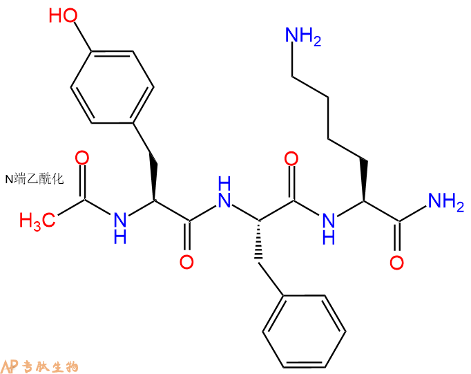 专肽生物产品Ac-Tyr-Phe-Lys-CONH2