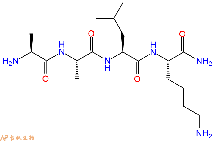 专肽生物产品H2N-Ala-Ala-Leu-Lys-CONH2