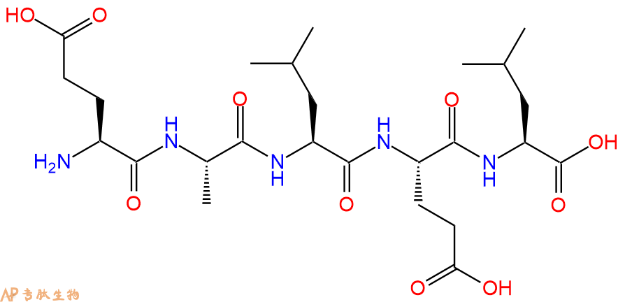 专肽生物产品H2N-Glu-Ala-Leu-Glu-Leu-OH