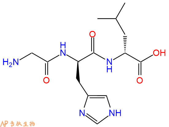 专肽生物产品H2N-Gly-DHis-DLeu-OH