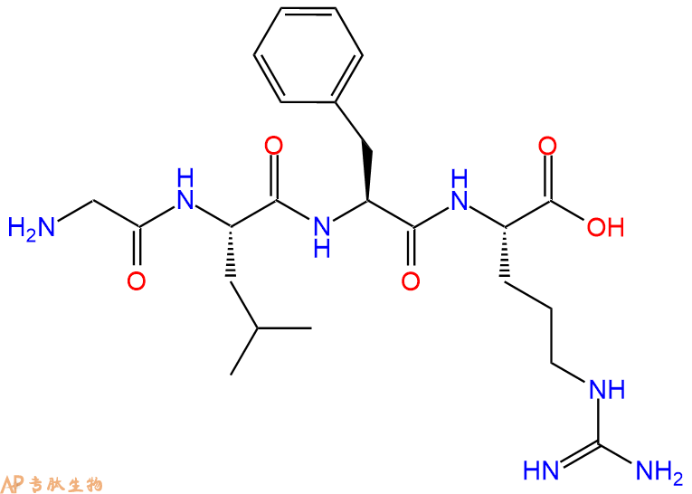 专肽生物产品H2N-Gly-Leu-Phe-Arg-OH