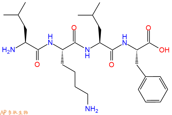 专肽生物产品H2N-Leu-Lys-Leu-Phe-OH