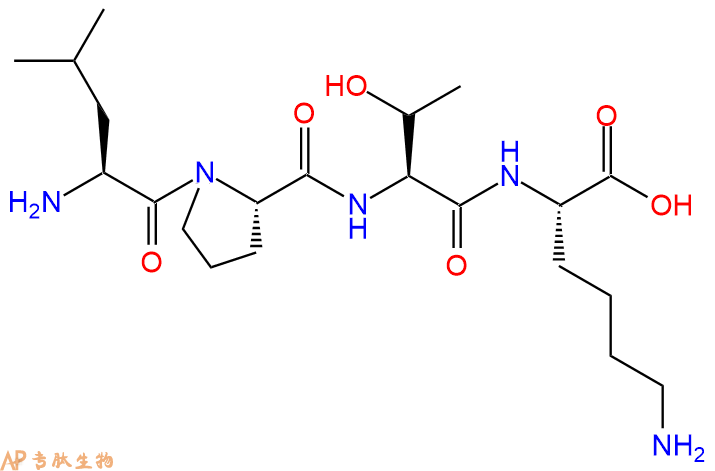 专肽生物产品H2N-Leu-Pro-Thr-Lys-OH
