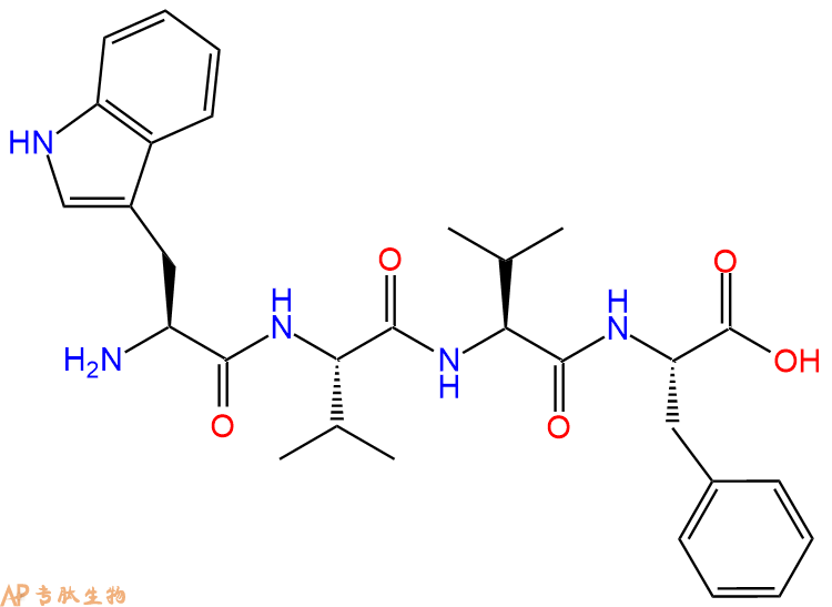 专肽生物产品H2N-Trp-Val-Val-Phe-OH